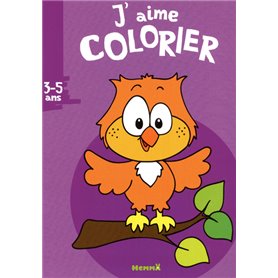 J'aime colorier (3-5 ans) (Hibou)