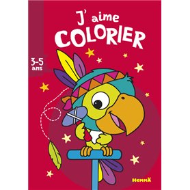 J'aime colorier (3-5 ans) (Perroquet-indien)
