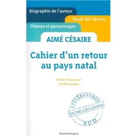 Cahier d'un retour au pays natal - Aimé Césaire -