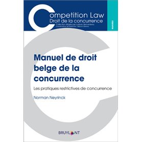 Manuel de droit belge de la concurrence