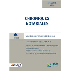 Chroniques notariales - Volume 69