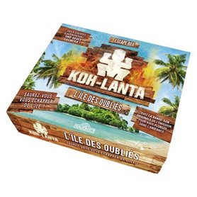 Koh-Lanta - L'île des oubliés Escape Box - Escape game enfant de 2 à 5 joueurs - Dès 8 ans - Tome 1