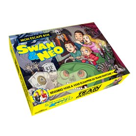 Swan & Néo - Mon escape box - Panique dans le train fantôme - Escape game enfants - De 2 à 6 joueurs
