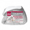 ABEIL Couette tempérée BICOLORE 200x200cm - Blanc & Gris chiné 125,99 €
