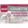 ABEIL Couette tempérée BICOLORE 200x200cm - Blanc & Gris chiné 125,99 €