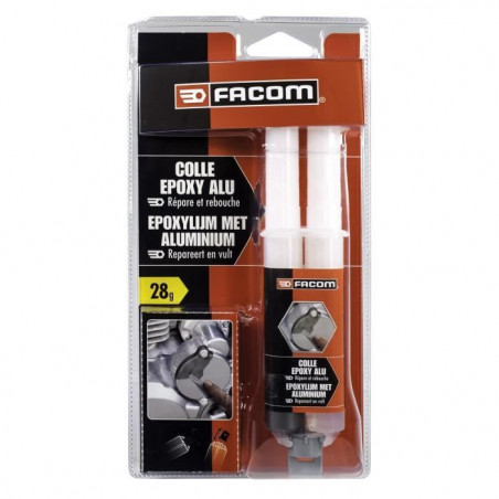 FACOM Colle epoxy - Seringue bi-composant avec bouchon - 28g 19,99 €