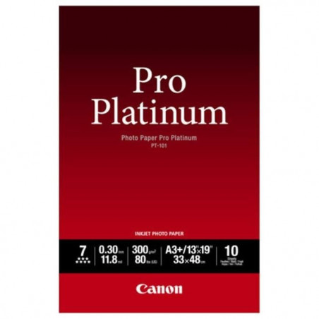 CANON Pack de 1 Papier photo pro platinum 300g/m2 - PT-101 42,99 €
