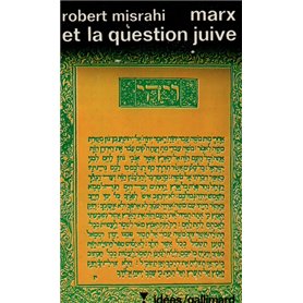 Marx et la question juive