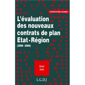 l'évaluation des nouveaux contrats de plan etat-région (2000-2006)