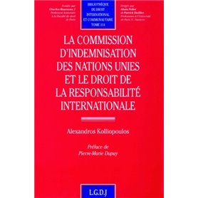 la commission d'indemnisation des nations unies et le droit de la responsabilité