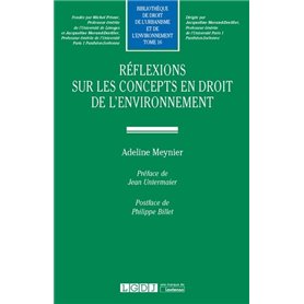 Réflexions sur les concepts en droit de l'environnement