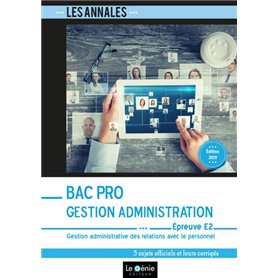 Bac Pro Gestion-Administration - Épreuve E2