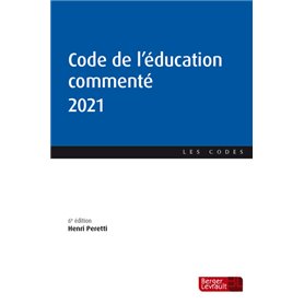 Code de l'éducation commenté 2021 (6éd)