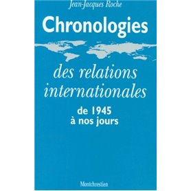 chronologie des relations internationales (1945 à nos jours)