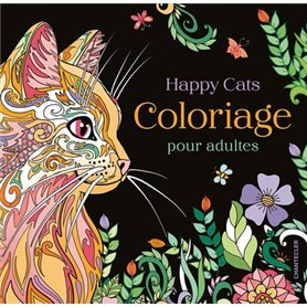 Happy Cats - coloriage pour adultes