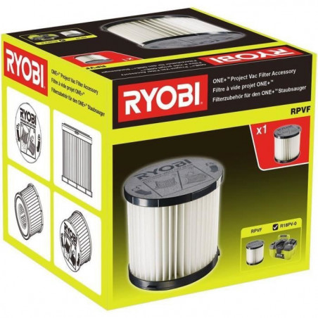 RYOBI Filtre Hepa H12 amovible et lavable pour R18PV 20,99 €