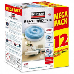 RUBSON PROMO MEGA PACK Lot de 12 recharge Aero 360 Neutre 104,99 €