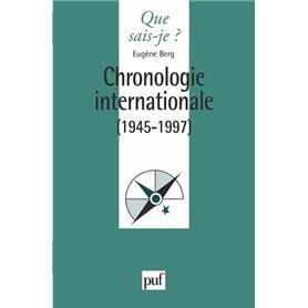 Chronologie internationale 1945-1995