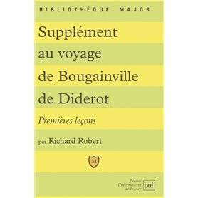 « Supplément au voyage de Bougainville » de Diderot. Premières leçons
