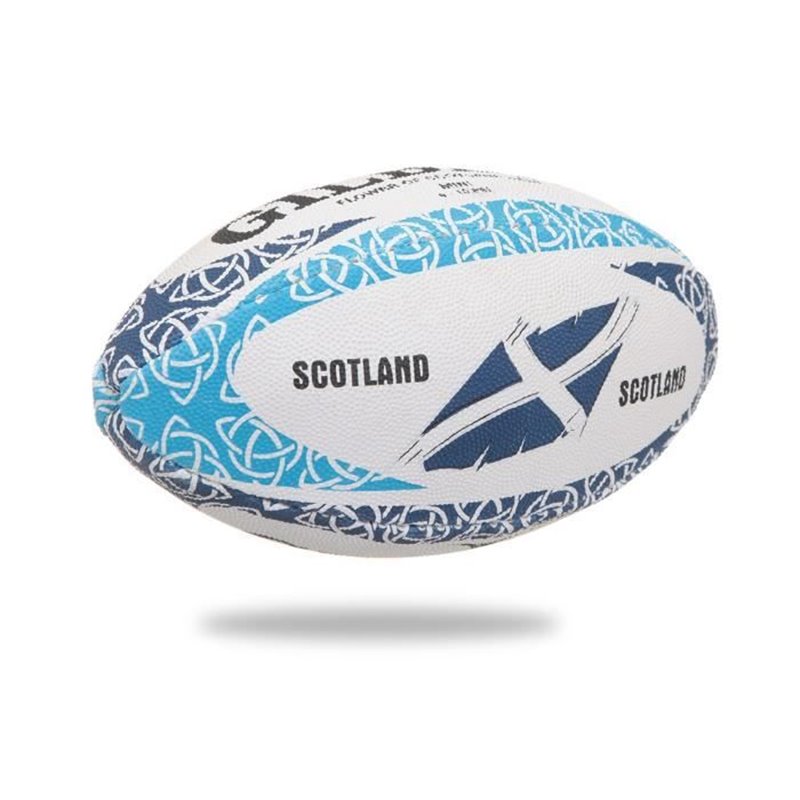 Image secondaire de Ballon de Rugby Gilbert Mini Scotland Flower Blanc