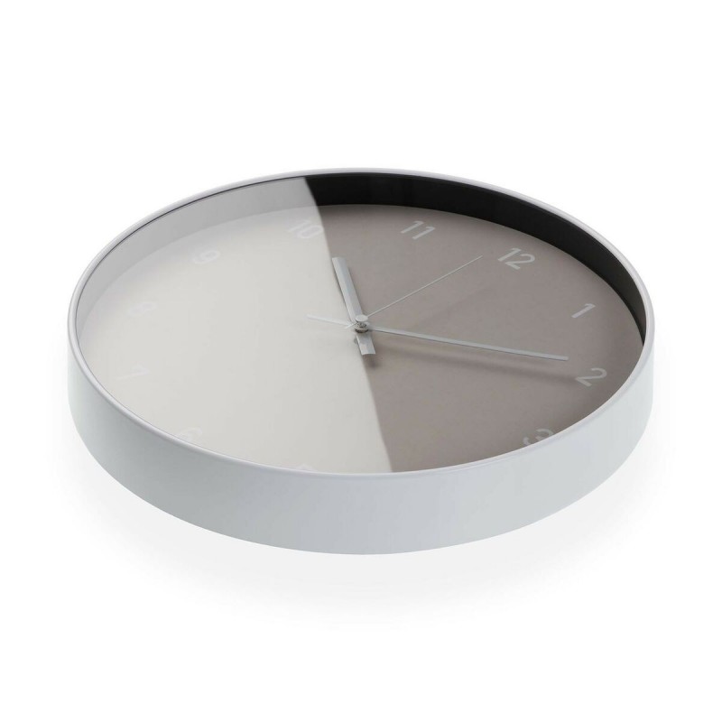 Image secondaire de Horloge Murale Versa Beige Verre Plastique 4 x 30 x 30 cm