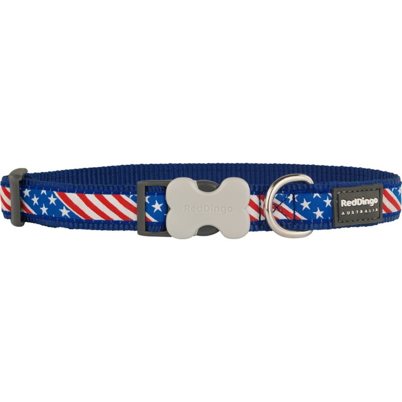 Image secondaire de Collier pour Chien Red Dingo US Flag 20-32 cm Bleu