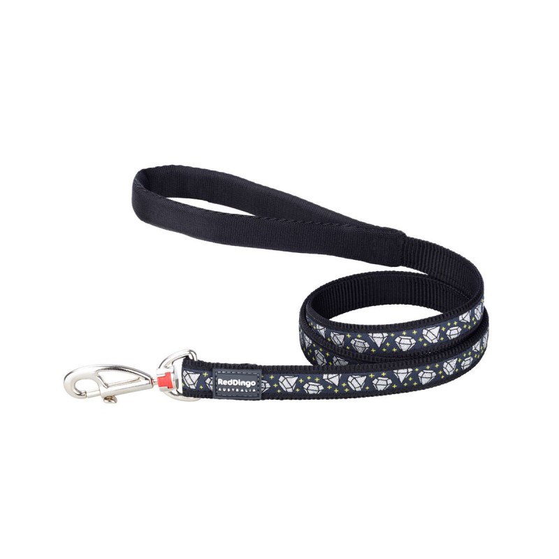 Laisse pour Chien Red Dingo Diamond 1,2 m Noir 1.2 x 120 cm