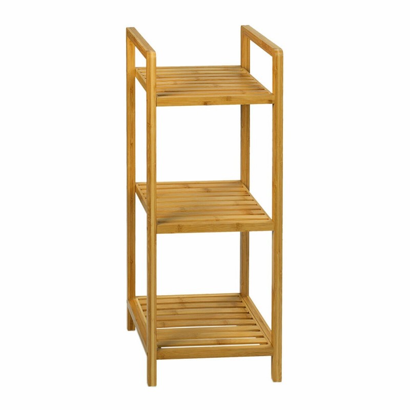 Etagère de salle de bains Andrea House ba22000 Bambou 3 Etagères 30,5 x 30,5 x 75,5 cm