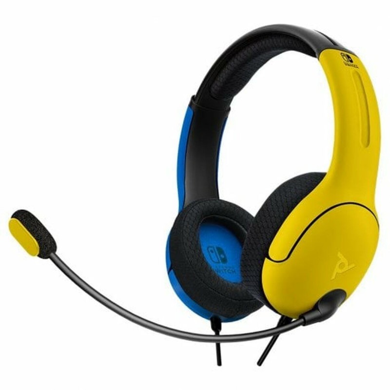 PDP LVL40 Casque Avec fil Arceau Jouer Bleu, Jaune