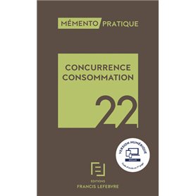 Mémento Concurrence Consommation 2022