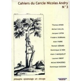 CAHIER DU CERCLE NICOLAS ANDRY N 3