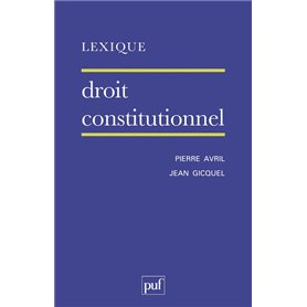 Lexique / droit constitutionnel