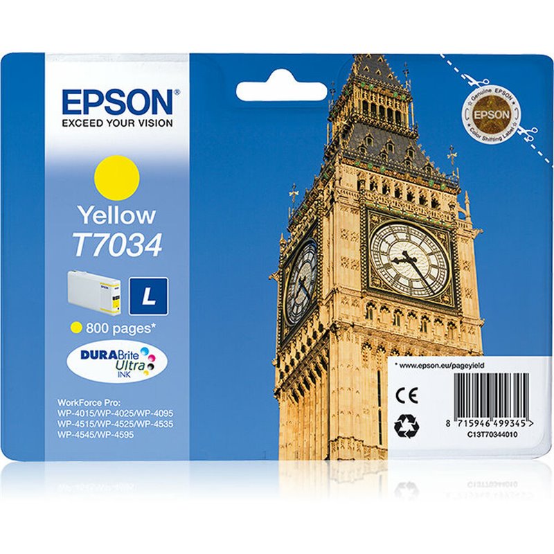 Epson Big Ben Encre Jaune L 