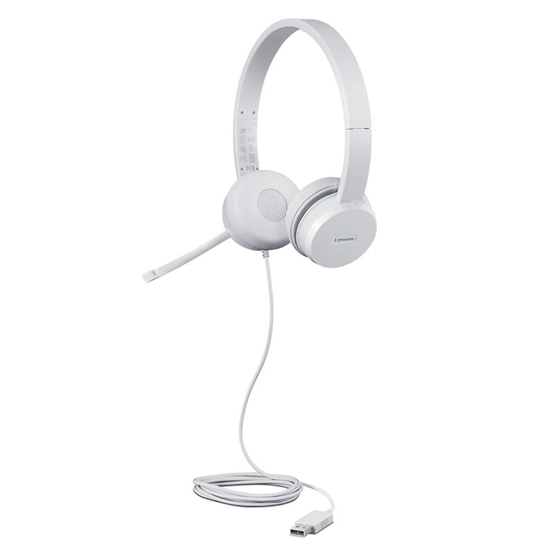 Lenovo GXD1E71385 écouteur/casque Avec fil Poignet Appels/Musique USB Type-A Gris