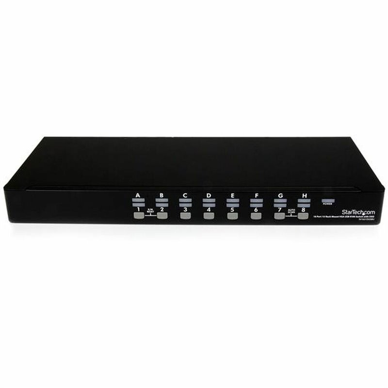 Startech.com Kit de commutateur KVM USB à montage sur rack 1U 16 ports avec affichage à l'écran et câbles