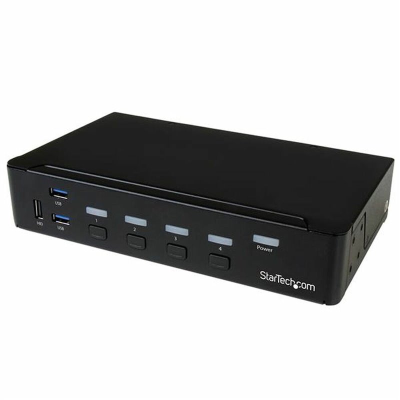 Startech.com Switch KVM USB DisplayPort à 4 ports avec hub USB 3.0 intégré - 4K 30 Hz