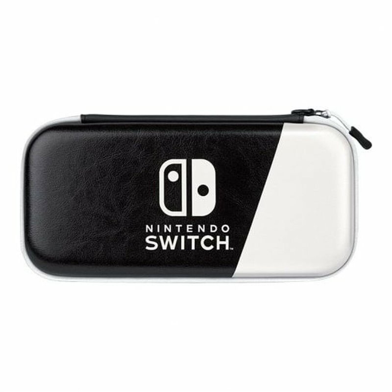 PDP Slim Deluxe: Black & White Boîtier robuste Nintendo Noir, Blanc