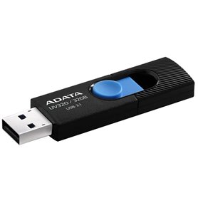 Clé USB Adata UV320 Noir Noir/Bleu 32 GB