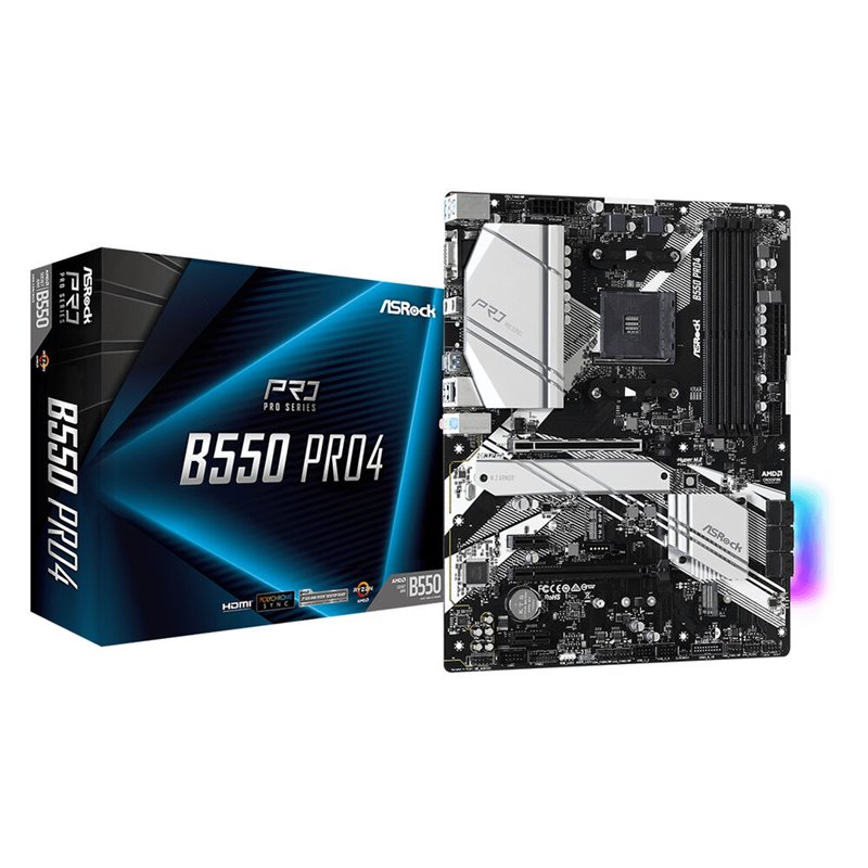 Carte Mère ASRock B550 Pro4 AMD B550 AMD AM4