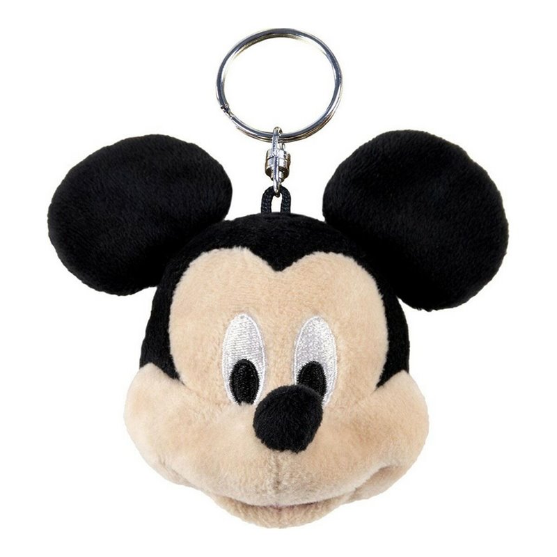 Porte-Clés Peluche Mickey Mouse Noir