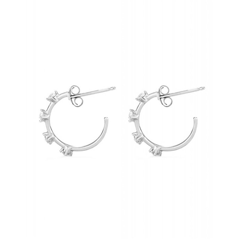 Image secondaire de Boucles d'oreilles Femme Radiant RY000001 Acier inoxydable 1,5 cm