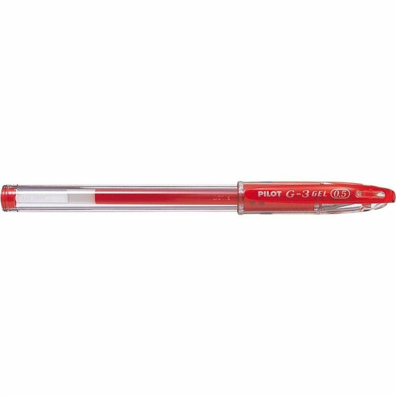 Image secondaire de Stylo gel Pilot G-3 Grip Rouge 0,5 mm (12 Unités)