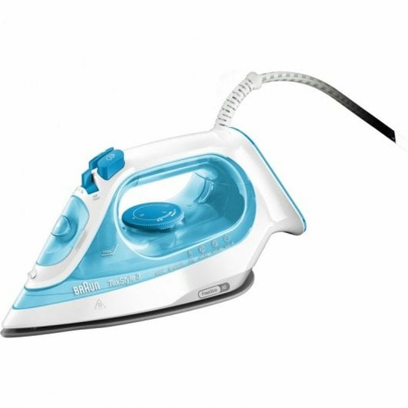 Braun TexStyle 3 Steam Iron SI 3053 Blue Semelle en céramique 2400 W Bleu