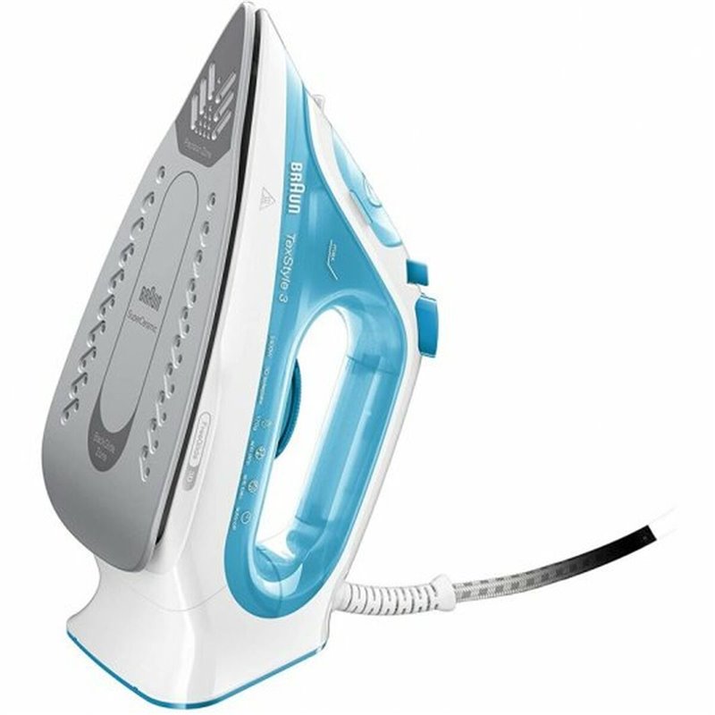 Image secondaire de Braun TexStyle 3 Steam Iron SI 3053 Blue Semelle en céramique 2400 W Bleu