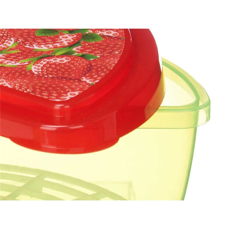 Image secondaire de Boîte à lunch Fruits Fraise Pastèque Plastique 23 x 8 x 13 cm (24 Unités)