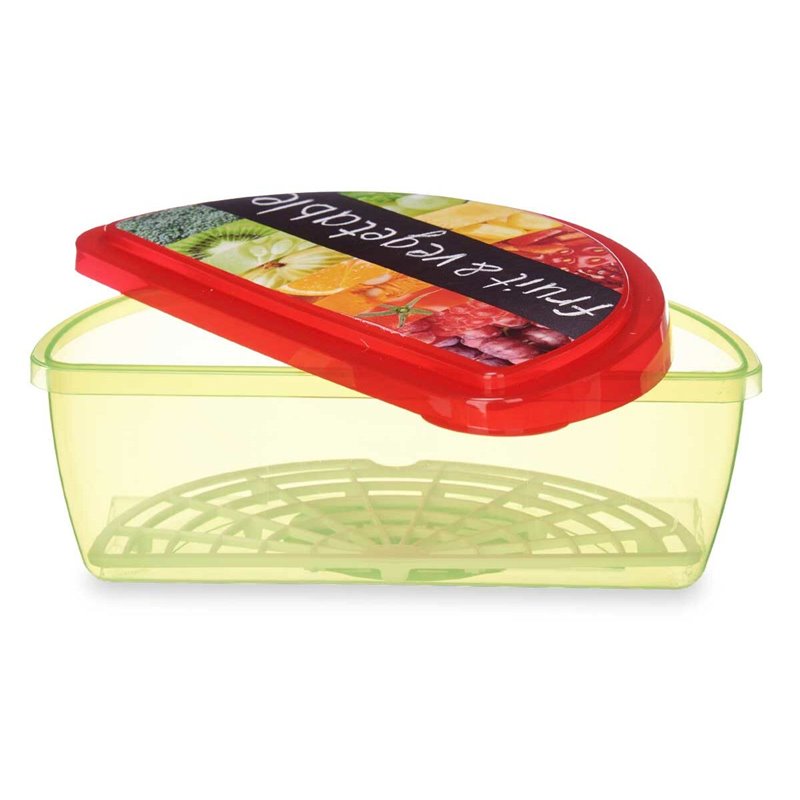 Image secondaire de Boîte à lunch Fruits et légumes Multicouleur Plastique 23 x 8 x 13 cm (24 Unités)