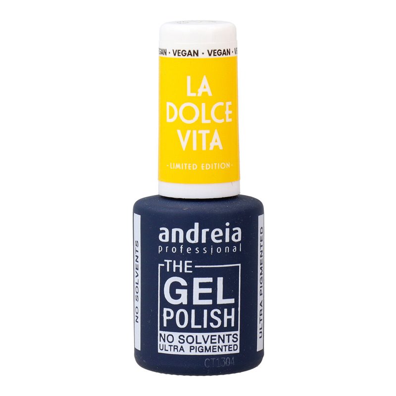 Vernis à ongles en gel Andreia La Dolce Vita DV4 Canary Yellow 10,5 ml