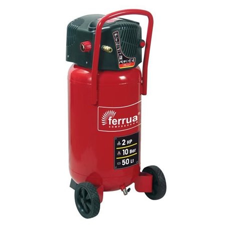Compresseur d'air vertical Ferrua 425089 - 50L - 1500W - 10 bars - 2 C