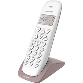 LOGICOM Téléphone sans fil VEGA 150 SOLO Taupe sans répondeur