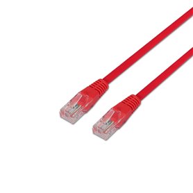 Câble Réseau Rigide UTP 6ème Catégorie Aisens A135-0237 Rouge 50 cm